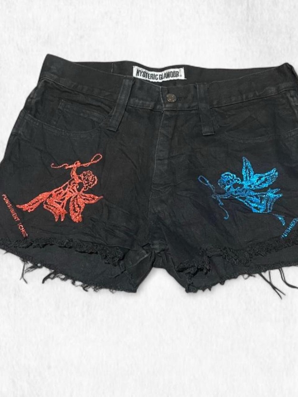 VTG 90s Ozone Community Hysteric Glamour black shorts